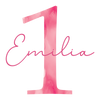 Bügelbild Erster_Geburtstag_Zahl_Name_pink