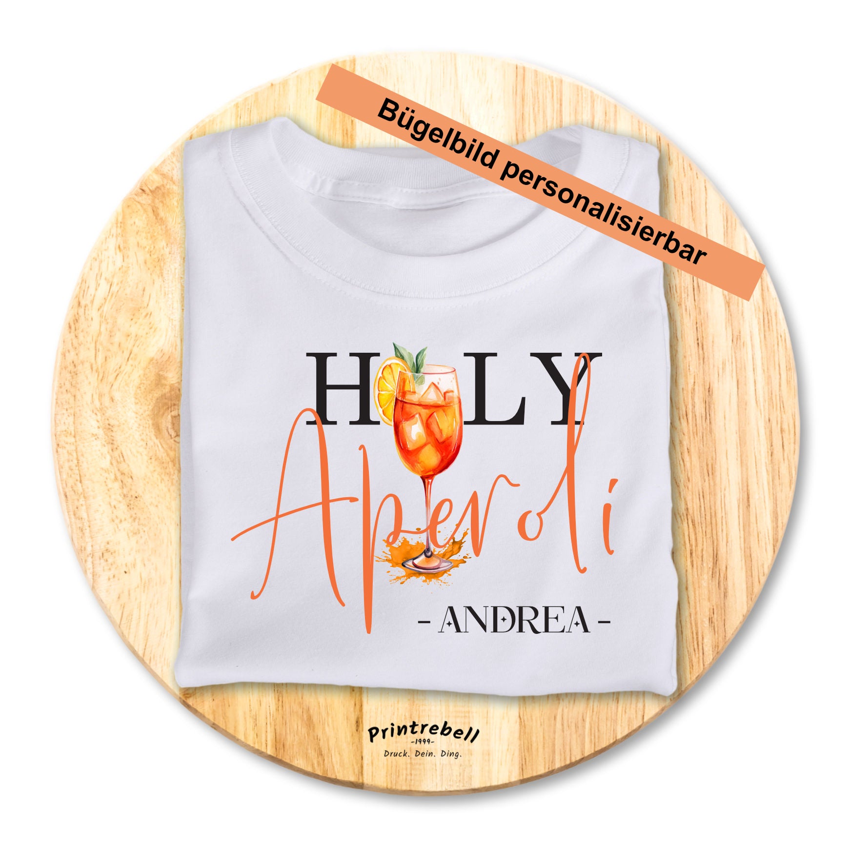 Bügelbild Holy_Aperoli personalisierbar