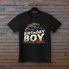 Bügelbild Jungen Geburtstag black-t-shirt-Birthday_Boy_Stone personalisierbar