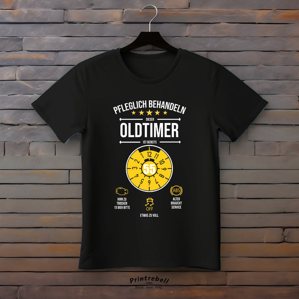 Bügelbilder Geburtstag Oldtimer Plakette