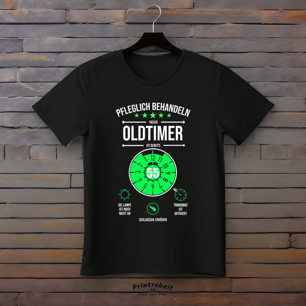 Bügelbilder Geburtstag Oldtimer Plakette