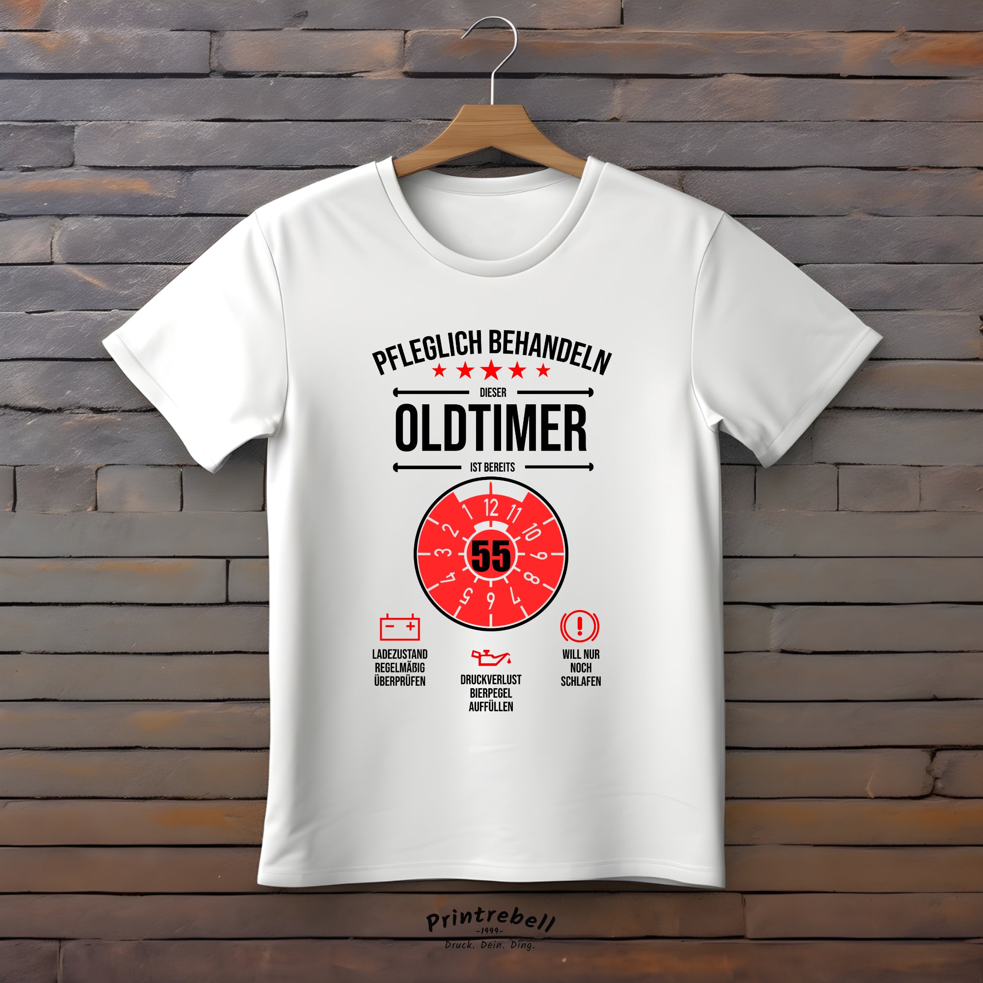 Bügelbilder Geburtstag Oldtimer Plakette