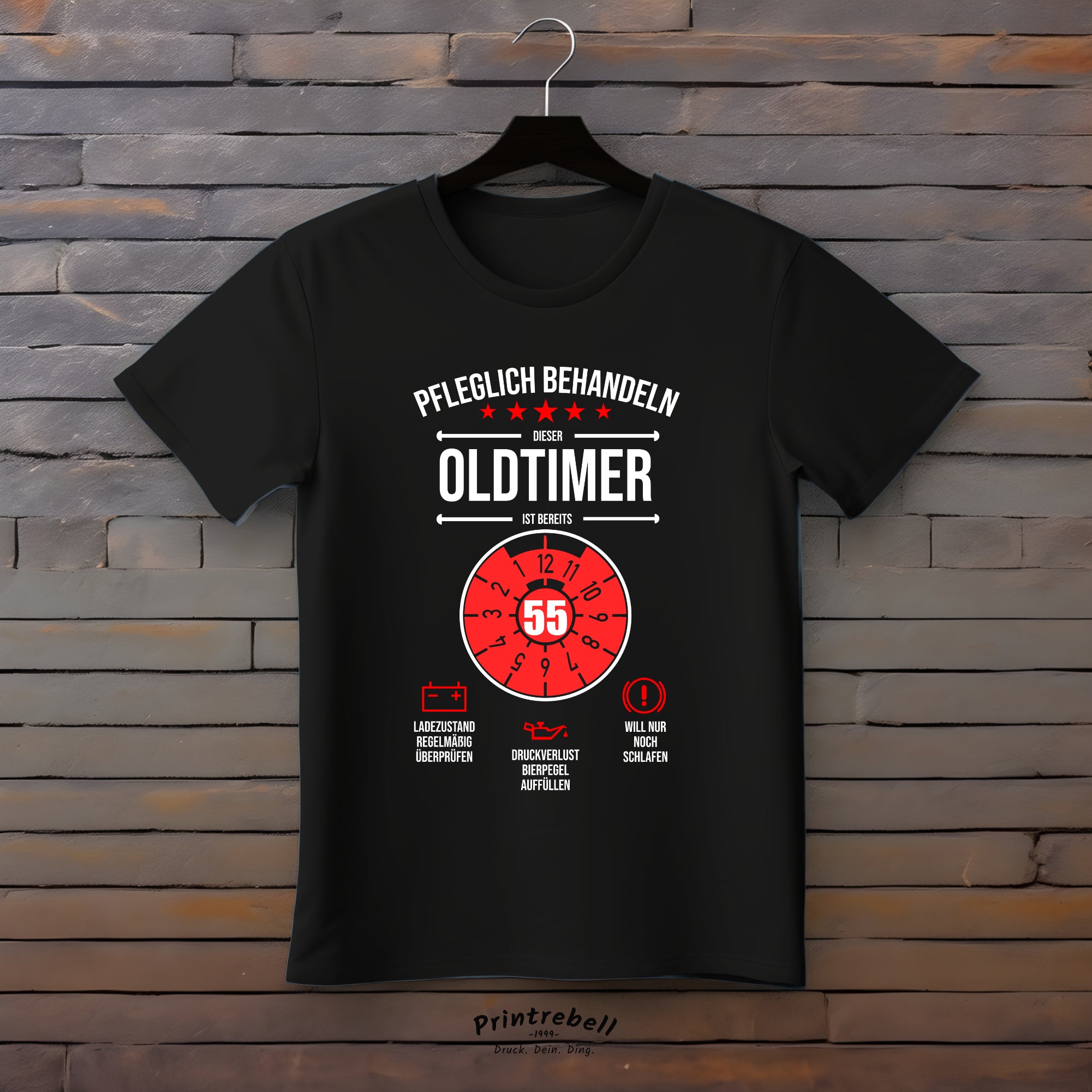 Bügelbilder Geburtstag Oldtimer Plakette
