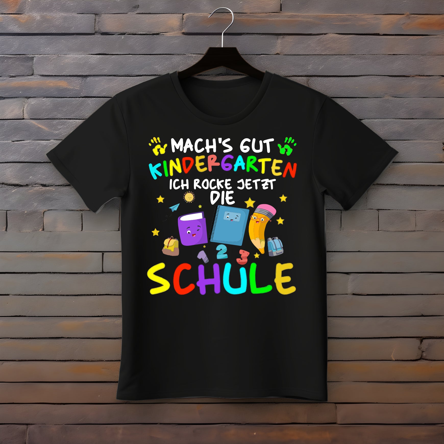 Bügelbild: Machs gut Kindergarten inkl. Bügelanleitung