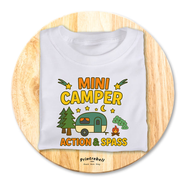 Bügelbild: "Mini Camper" Kindermotiv zum Aufbügeln