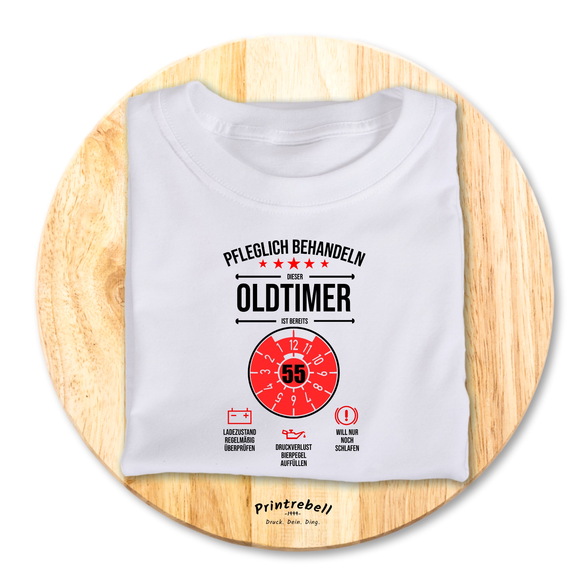 Bügelbilder Geburtstag Oldtimer Plakette