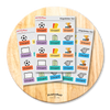 Bügelbilder Stickersheet Fußball