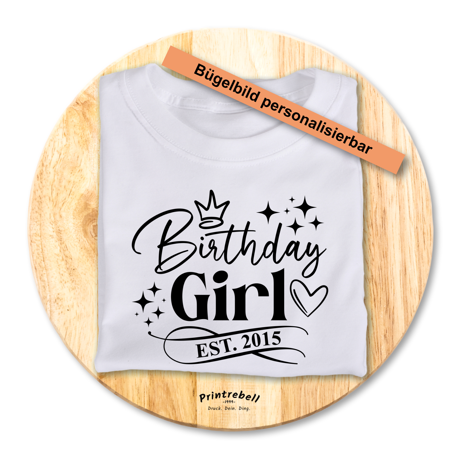 Bügelbilder Mädchen Geburtstag