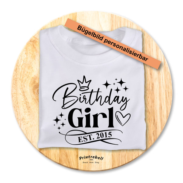 Bügelbilder Mädchen Geburtstag