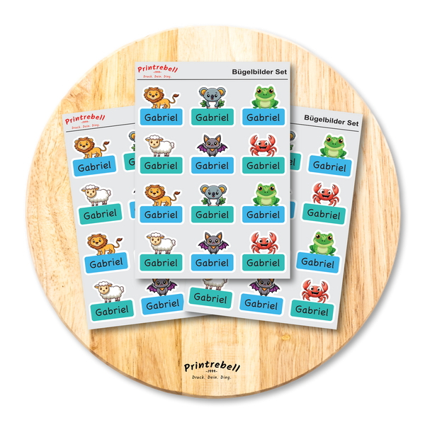 Bügelbilder Süße Tiere I