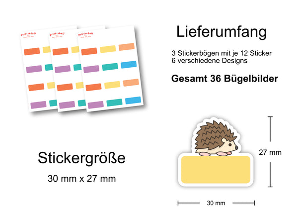 Individuelle Textiletiketten – Personalisiert & waschfest - Dinosaurier