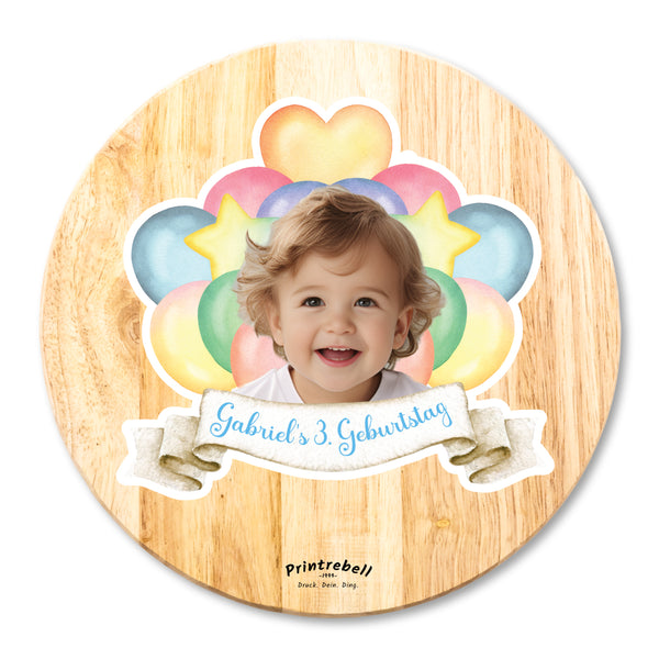 Geburtstagsaufkleber nicht nur für Kinder