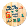 Randlose Rub on Sticker - Aufkleber selbst gestalten