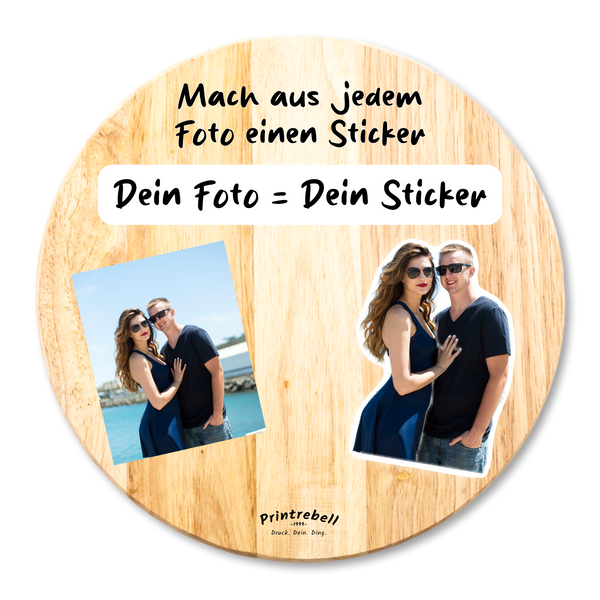 Individuelle Aufkleber, personalisierte Sticker mit Wunschtext