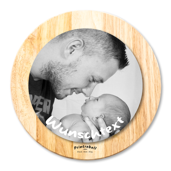 Individuelle Fotoaufkleber mit Foto und Text