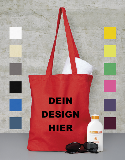Taschen selbst Gestalten Online Bedrucken Lassen in TOP Qualität